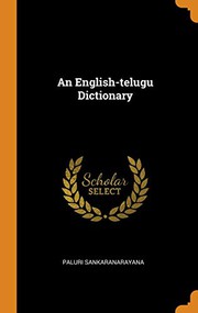 Cover of: An English-telugu Dictionary by Paluri Sankaranarayana