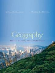 Cover of: Introduction to Geography by Edward Bergman, William H. Renwick