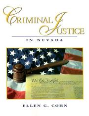 Cover of: Criminal Justice in Nevada by Ellen Cohn