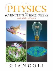 Cover of: Physics for Scientists and Engineers with Modern Physics, Volume III (Chapters 36-44) (4th Edition)