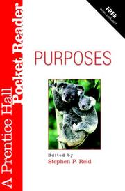 Cover of: Purposes Pocket Reader (A Prentice Hall Pocket Reader)