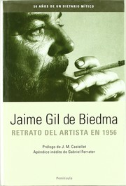 Cover of: Retrato del artista en 1956 by Jaime Gil de Biedma