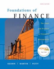 Foundations of finance : the logic and practice of financial management