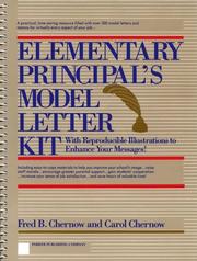 Cover of: Elementary principal's model letter kit: with reproducible illustrations to enhance your messages!