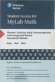 Cover of: MyLab Math with Pearson eText -- 24-Month Standalone Access Card -- for Calculus: Early Transcendentals