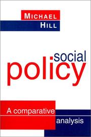 Cover of: Social Policy by Michael J. Hill