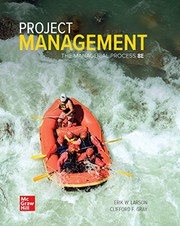Cover of: Loose Leaf for Project Management: The Managerial Process