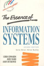 The essence of information systems