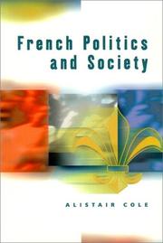 Cover of: French politics and society
