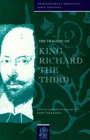 The tragedy of King Richard the Third
