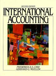 Cover of: International accounting by Frederick D. S. Choi