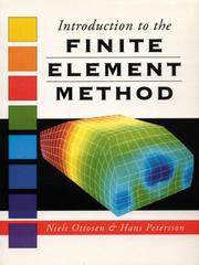 Introduction to the finite element method by Niels Saabye Ottosen, Hans Petersson
