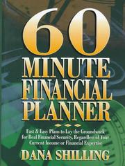 Cover of: 60 Minute Financial Planner (60-Minute Series) by Dana Shilling
