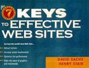 Cover of: The 7 keys to effective Web sites