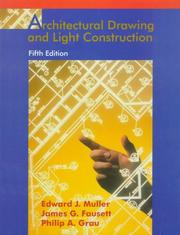 Cover of: Architectural drawing and light construction by Edward John Muller