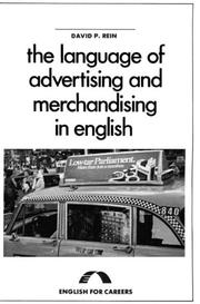 Cover of: The Language of Advertising and Merchandising in English (English for Careers)