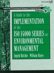 Cover of: A guide to the implementation of the ISO 14000 series on environmental management