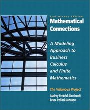Cover of: Mathematical Connections | Bruce Pollack-Johnson