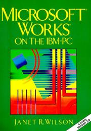 Cover of: Microsoft Works on the IBM-PC
