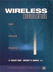 Wireless communications : signal processing perspectives