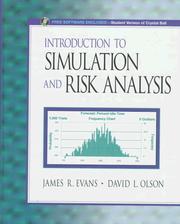 Introduction to simulation and risk analysis by Evans, James R.