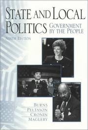 Cover of: State and local politics: government by the people