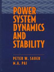 Power system dynamics and stability by Peter W. Sauer