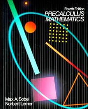 Cover of: Precalculus mathematics