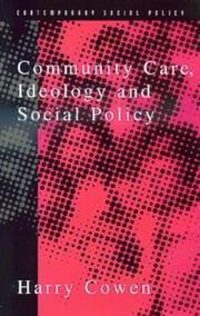 Community care, ideology and social policy