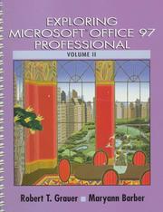 Exploring Microsoft Office 97 Professional