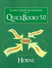 Cover of: Computerized accounting with QuickBooks 5.0