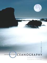 Cover of: Introductory oceanography. by Harold V. Thurman