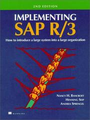 Cover of: Implementing Sap R/3  by Nancy H. Bancroft, Henning Seip, Andrea Sprengel