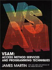 Cover of: VSAM: access method, services and programming techniques