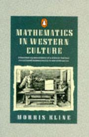 Cover of: Mathematics in Western Culture by Morris Kline