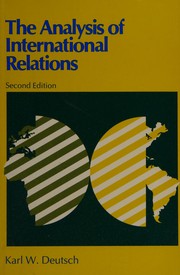 Cover of: The analysis of international relations by Karl W. Deutsch