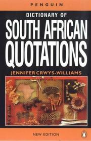 The Penguin dictionary of South African quotations