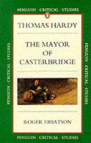 Cover of: Thomas Hardy, The mayor of Casterbridge by Roger Ebbatson