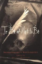 To be or not to be : Shakespeare's soliloquies