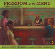 Freedom on the Menu by Carole Boston Weatherford