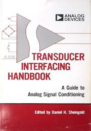 Cover of: Transducer interfacing handbook: a guide to analog signal conditioning