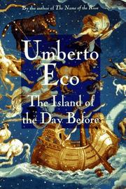 Cover of: The island of the day before by Umberto Eco