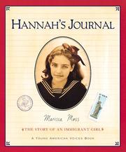 Cover of: Hannah's journal: the story of an immigrant girl