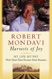 Cover of: Harvests of joy: my passion for excellence