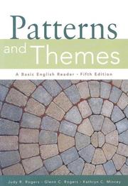 Cover of: Patterns and Themes: A Basic English Reader (with InfoTrac®)