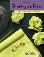 Cover of: Thinking on Paper: A Reading-Writing Process Workbook