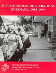 Cover of: Just Cause: Marine operations in Panama, 1988-1990