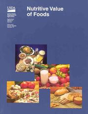 Cover of: Nutritive value of foods by Susan E. Gebhardt