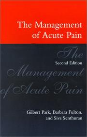 The management of acute pain