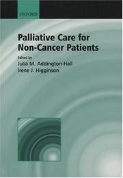 Palliative care for non-cancer patients